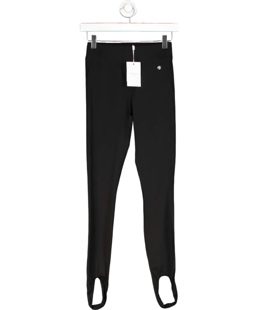 Anine Bing Black Sport Rhea Leggings UK XS