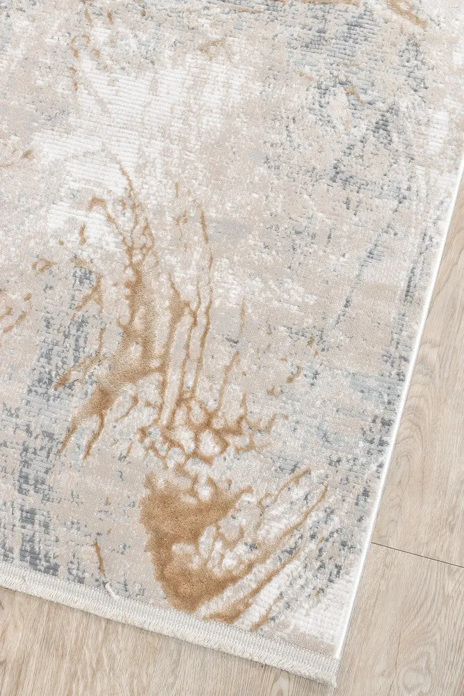 Eden 25558A Grey Beige Runner