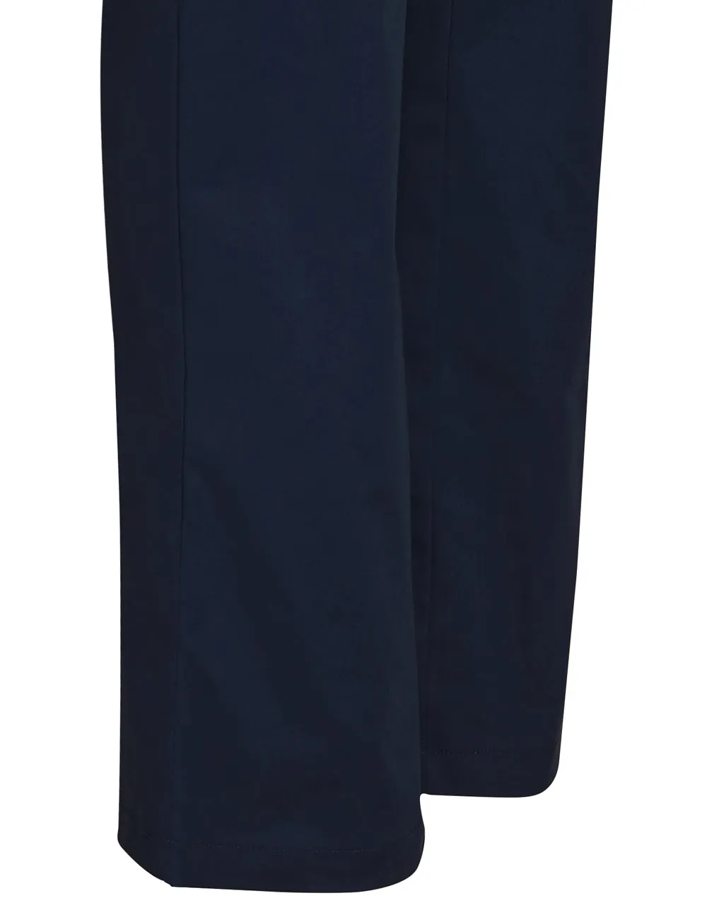 Men's Semi-Elastic Waist Tie Solid Colour Scrub Pants - M9710
